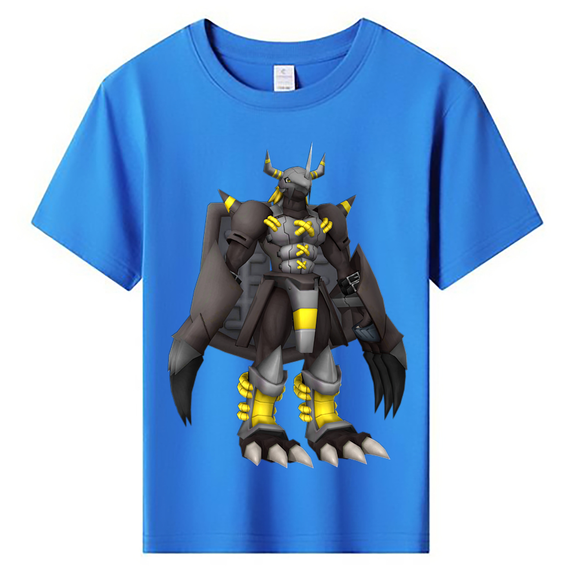 （画像用） Digimon デジタルモンスター/デジモン 綿100％キッズTシャツ（フロントプリント）